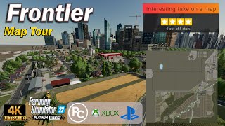 Frontier  Map Tour  Farming Simulator 22 [upl. by Acirej]