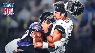 Top 10 Hardest Hitters In NFL History [upl. by Ahsikahs]