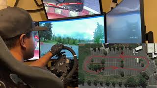 Driving an RC car over 60mph using my racing simulator 4G [upl. by Burman]