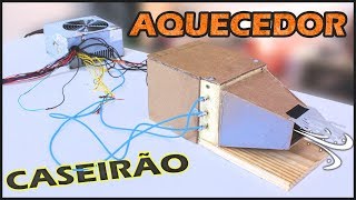 Aquecedor Caseiro Feito com Sucatas  COMO SE FAZ [upl. by Eletnahc]