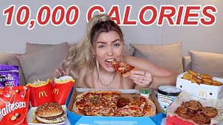 10000 CALORIE CHALLENGE  GIRL VS FOOD EPIC CHEAT DAY [upl. by Bond]