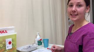 Student Nursing Skills Furosemide Lasix IV Direct IV Push [upl. by Artimid]