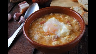 Sopa de ajo tradicional [upl. by Onek102]