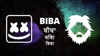 Marshmello x Pritam  BIBA feat Shirley Setia Official Lyric Video [upl. by Nickolai]