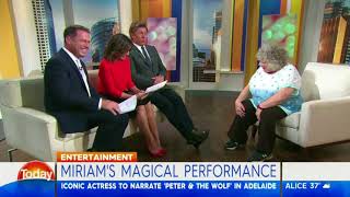 Miriam Margolyes’ magical performance  Karl Stefanovic [upl. by Sadnalor]