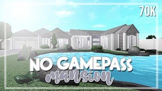 Bloxburg No Gamepass Mansion 70k [upl. by Guadalupe]