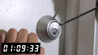 Drilling a Defiant Deadbolt  Front Range Locksmith [upl. by Acire]