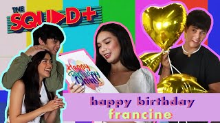 BIRTHDAY SURPRISE FOR FRANCINE  The Squad [upl. by Elockin]