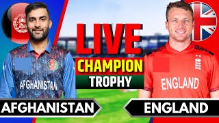 Afghanistan vs England Match 8  Live Cricket Match Today  AFG vs ENG Live Match Champions Trophy [upl. by Nesbitt261]