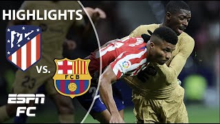 Atletico Madrid vs Barcelona 🔥  LaLiga Highlights  ESPN FC [upl. by Plafker824]