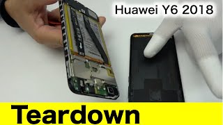 Huawei Y6 2018 Teardown [upl. by Llevol]