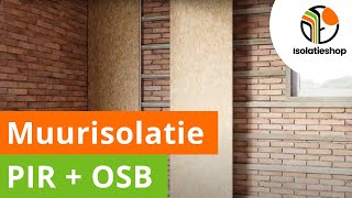 Zelf een buitenmuur isoleren van binnenuit  muur isolatie met PIROSB  De Isolatieshop [upl. by Eastlake]