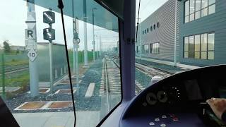 LUAS Dublin Tram Full Journey on LUAS Green Line from Broombridge to Brides Glen [upl. by Rask276]