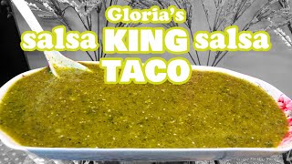 King Taco Green Salsa Recipe  Easy amp Spicy  Perfect Mexican Hot Sauce DIY [upl. by Weil]