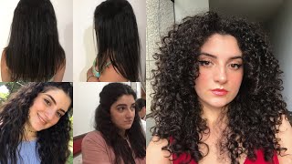 TODO sobre Mi TRANSICIÓN de cabello LISO a RIZADO  TIPS y RECOMENDACIONES con fotos [upl. by Willyt]