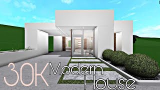 BLOXBURG 30K MODERN HOUSE  NOGAMEPASS [upl. by Liahkim236]