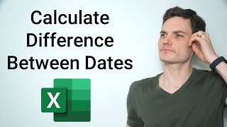 How to Calculate the Difference Between Two Dates​ in Excel [upl. by Eilyah462]