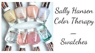 Sally Hansen Color Therapy Swatches [upl. by Muscolo409]