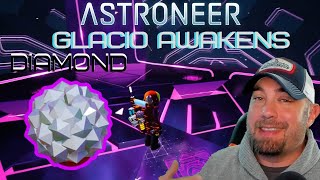 How to Craft a Diamond in Astorneer 🎮  Glacio Awakens Achievement Astroneer Gameplay  NFG Videos [upl. by Eetsirk]