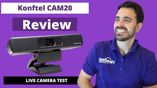 Konftel Cam20 4k USB HD Webcam Review  Live Camera Test [upl. by Nare861]