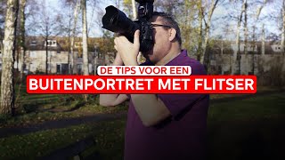 Buitenportret met een REPORTAGEFLITSER [upl. by Reinertson283]