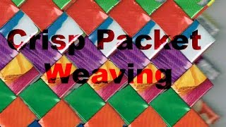 2 Weaving with crisp packets [upl. by Ginni]