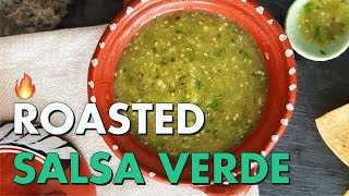 An Authentic Roasted Salsa Verde Recipe from Oaxaca  Mexican Cooking Academy [upl. by Petes]