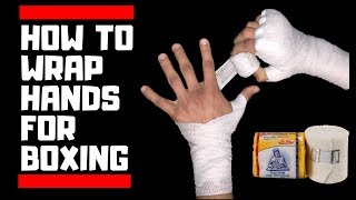 Beginner Boxing Traditional Mexican Hand Wraps And Taping [upl. by Htiderem]