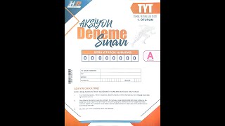 HIZ VE RENK YAYINLARI AKSİYON TYT DENEMESİ GEOMETRİ ÇÖZÜMLERİ [upl. by Ynehpets]