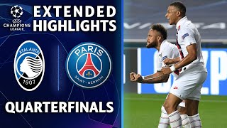 Atalanta vs PSG  Champions League Quarterfinal Highlights  UCL on CBS Sports [upl. by Coppinger]