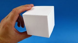 How to Make a Paper Cube  easy origami [upl. by Trula]