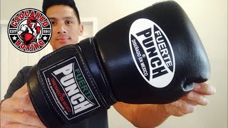 Punch Equipment Fuerte Elite Mexican Style Boxing Glove REVIEW THE COMFORTABLE MEXICAN STYLE GLOVE [upl. by Giacobo]