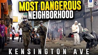 Philadelphias quotMost Dangerousquot Neighborhood Kensington Ave [upl. by Clive]