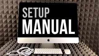 27inch iMac with 5K display  2019  SetUp Manual Guide [upl. by Vitus889]