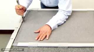 HowTo Rescreening an aluminum window screen [upl. by Dominy]