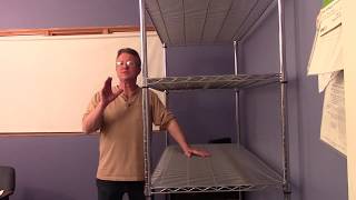 How to Assemble Seville Classics Shelving [upl. by Eentruoc770]