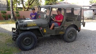 1945 Willys Military Jeep For Sale Luzon Bulacan Philippines [upl. by Enilaf]