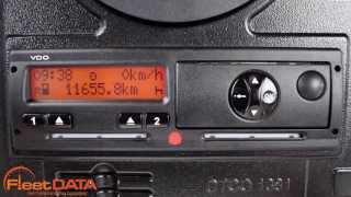 How to change time on a Digital Tachograph  Siemens VDO [upl. by Filia]