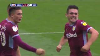 John McGinns WONDERGOAL for Aston Villa vs Sheff Wednesday [upl. by Clarkson]