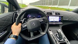 DS 7 Crossback 16 PureTech 225 HP  Test Drive 60  POV Driver TV [upl. by Aicilla707]