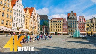 4K Wroclaw Poland  Urban Life Documentary Film  Cities of the World [upl. by Atineg]