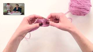 Knitting Help  Correcting a Dropped Stitch [upl. by Aznerol]