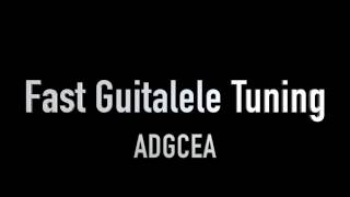 ADGCEA Tuning  Fast Guitalele Tuning [upl. by Enelrad]