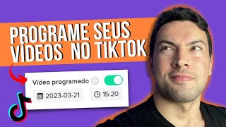 COMO PROGRAMAR VÍDEOS NO TIKTOK  Muito mais Produtividade [upl. by Beard]