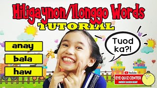 Hiligaynon Tutorial  Ilonggo Basic Words Tutorial  By IREE [upl. by Nyvar]