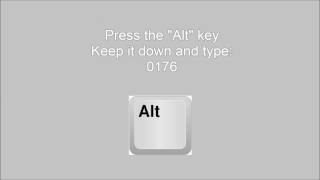 How to type a degree symbol on the keyboard °C  °F [upl. by Flint]