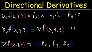 How To Find The Directional Derivative and The Gradient Vector [upl. by Lillian51]