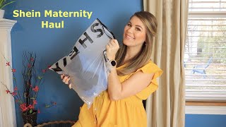 Shein Maternity Haul amp Try on [upl. by Shuping448]