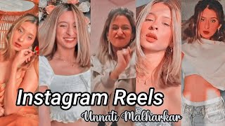 Unnati Malharkar instagram Reels insta reels [upl. by Noed]