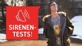 Sirenentests in der Schweiz  TVBericht [upl. by Euqinomod]